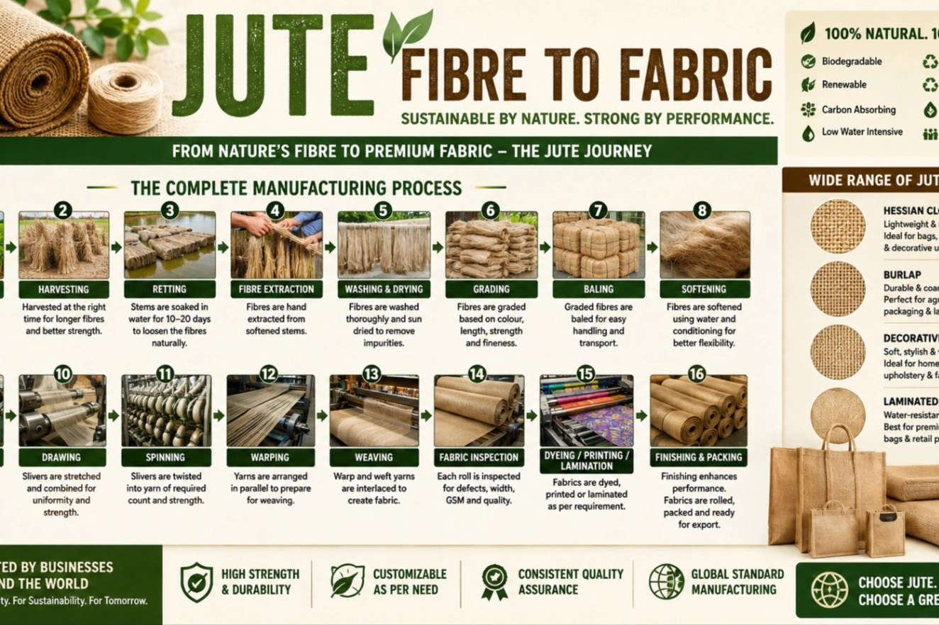 JUTE FIBRE TO FABRIC