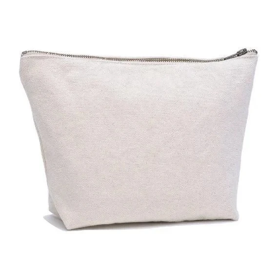 Small canvas cosmetic bags